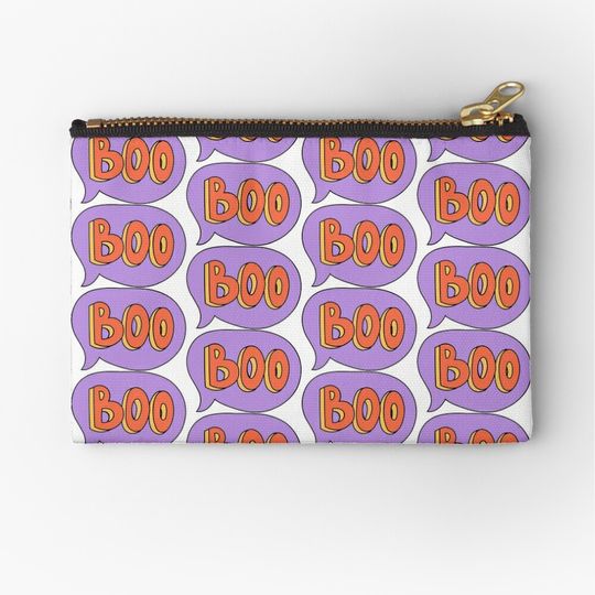 Discover Boo! Happy Halloween Zipper Pouch