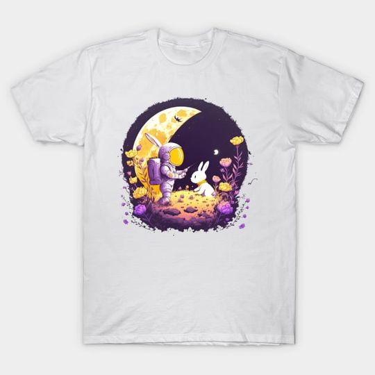 Discover Astronaut Bunny - Astronaut - T-Shirt