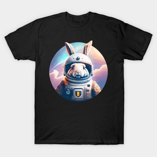 Discover Spacial Bunny - Bunny - T-Shirt