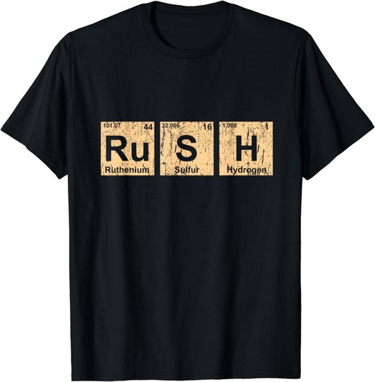 Discover Rush  Periodic Table Elements Shirt T-Shirt