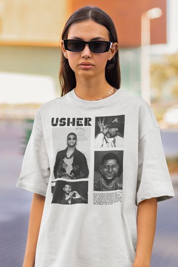 Discover Limited Usher Vintage T-Shirt, Gift For Women and Man Unisex Bootleg T-Shirt