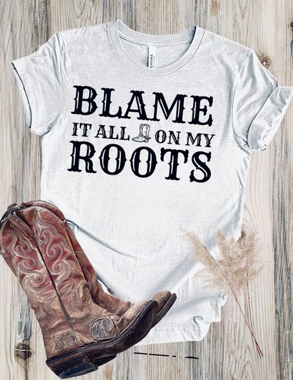 Discover Garth Brooks Tshirt, Blame it All On My Roots Tshirt, Friends in