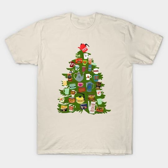 Discover Coffee Christmas tree - Christmas - T-Shirt