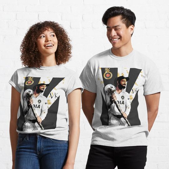 Discover Virat kohli RCB vector art Classic T-Shirt