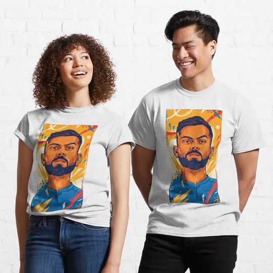 Discover Virat kohli vector art Classic T-Shirt