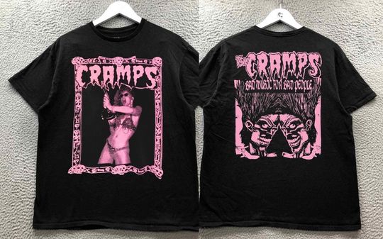 Discover The Cramps Poison Ivy T-Shirt, Bad Music For Bad People Shirt