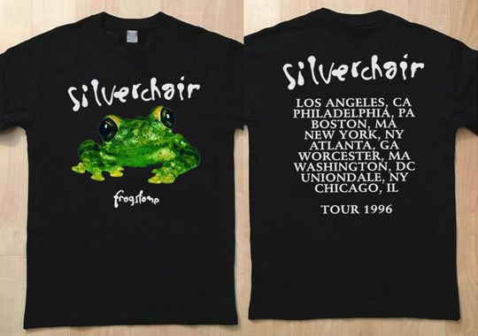 Discover Silverchair Frogstomp Tour Concert 1996 Unisex T-Shirt, 90s Silverchair Rock Band Shirt