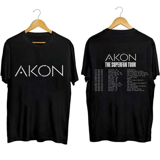 Discover Akon 2023 Superfan Tour Shirt