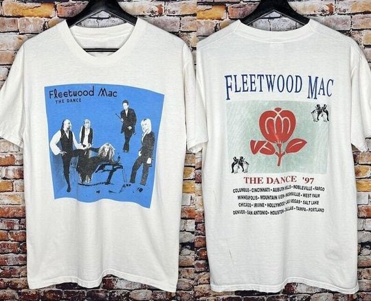 Discover Fleetwood Mac The Dance '97 T-Shirt, Fleetwood Mac Tour 1997 TShirt