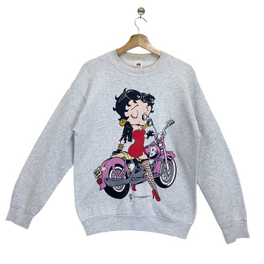 Discover Vintage 90s Betty Boop Sweatshirt