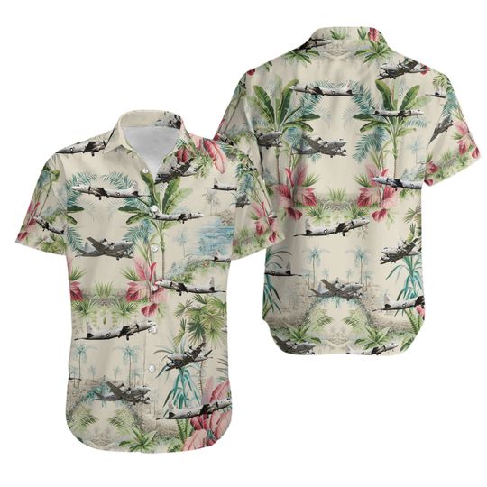 Discover US P-3 Orion Hawaiian Shirt