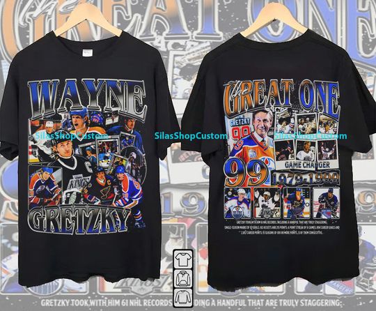 Discover Vintage 90s Graphic Style Wayne Gretzky T-Shirt, Wayne Gretzky Tee