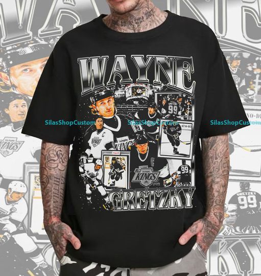 Discover Vintage 90s Graphic Style Wayne Gretzky T-Shirt, Wayne Gretzky Shirt