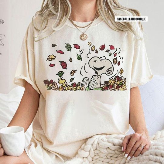 Discover Snoopy Fall Shirt, Autumn Snoopy Shirt
