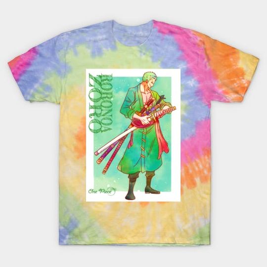 Discover Zoro One Piece Tie Dye T-Shirt