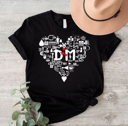 Discover Depeche Mode T-Shirt Tour 2023  Black Unisex Tee Size Vintage World Memento Mori