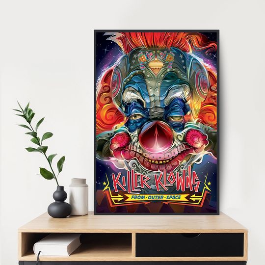 Discover Killer Klowns from Outer Space 1988 Movie Poster, Wall Decor