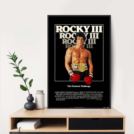 Discover Rocky III 1982 Movie Poster, Wall Decor