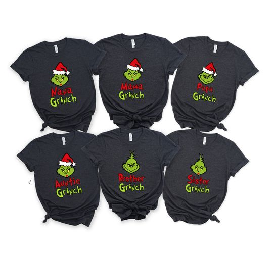 Discover Funny Character Family Christmas Gift Shirt