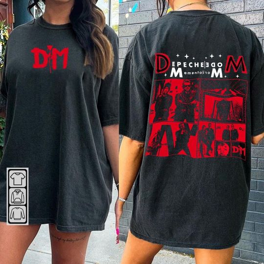 Discover Depeche Mode 2023 Fall Tour Music Shirt 2 Sides, Vintage 90s Y2K Sweatshirt, Depeche Band Concert Tickets Unisex Gift Hoodie 1110M MLUD