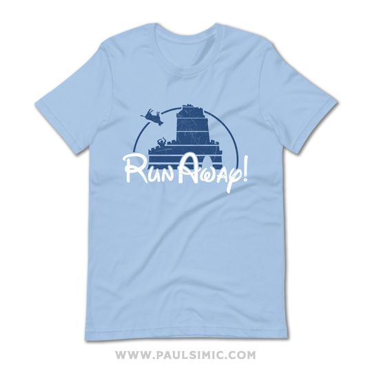 Discover Run Away T-Shirt | Monty Python and the Holy Grail
