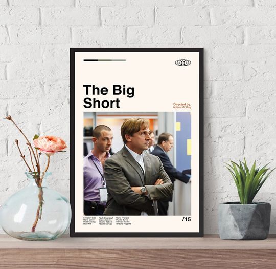 Discover The Big Short Movie Poster, The Big Short Print, Modern Movie Poster