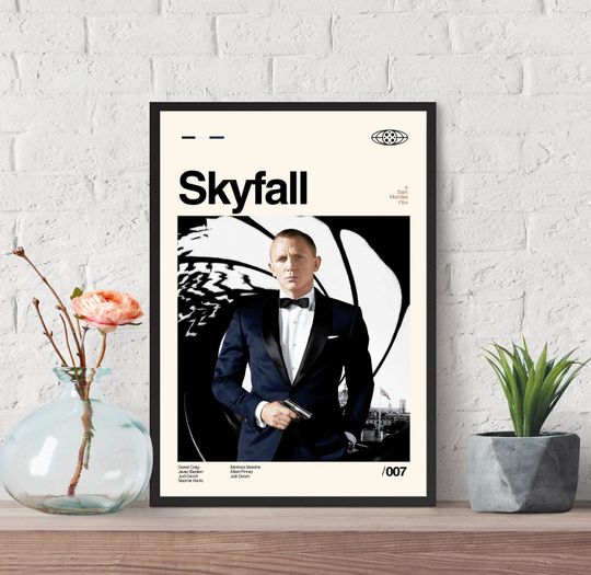 Discover SkyFall Movie Poster, SkyFall Print, Wall Art, Minimalist Movie