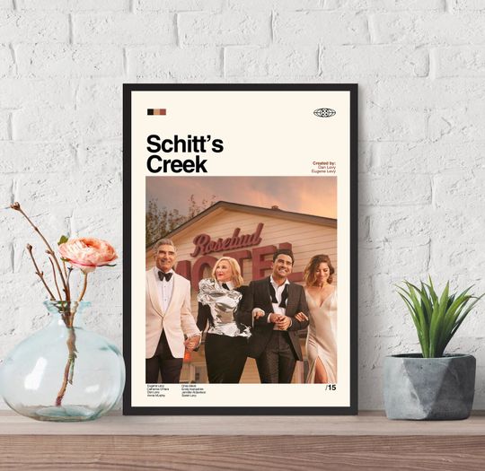Discover Schitts Creek Poster, Schitts Creek Print, Vintage Inspired Poster