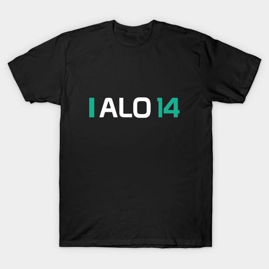 Discover ALO 14 Design - White Text - Alo 14 - T-Shirt