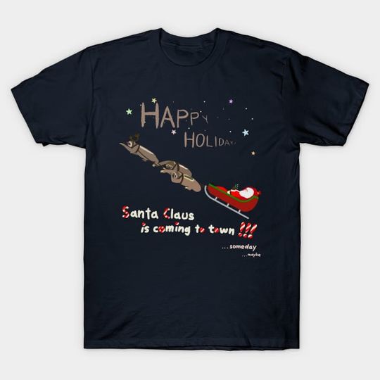 Discover On a sloth sleigh - Sloth - T-Shirt