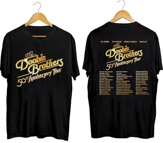 Discover the doobie brothers 2023 world tour 50th anniversary t-shirt gift for fans music