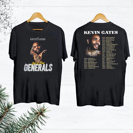 Discover KG Only The Generals Tour 2023 Graphic T-Shirt - Concert Merch