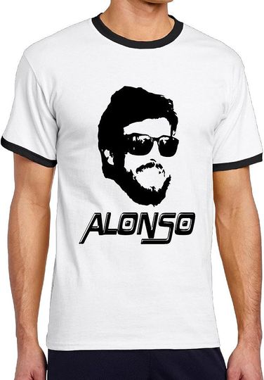 Discover Cool FRD Alonso Silhouette Men Ringer T Shirt