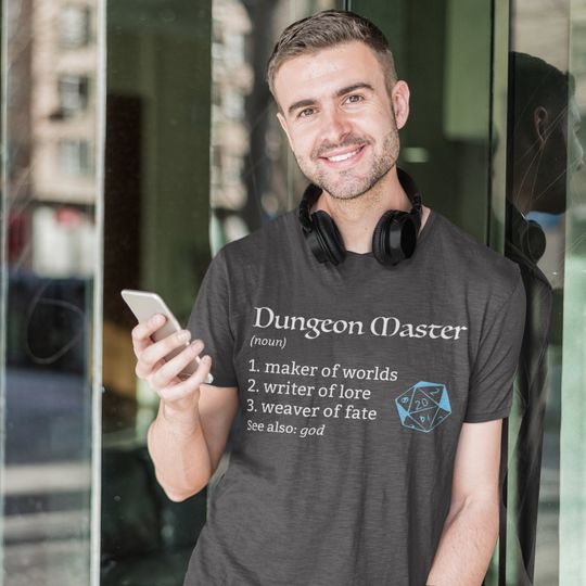 Discover D&D Dungeon Master Shirt DM Definition, Dungeons and Dragons Unisex T-Shirt
