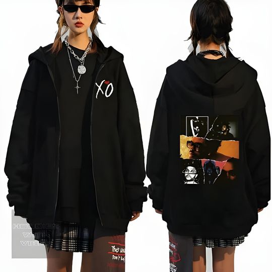 Discover Weeknds XO 2 Side Zip Hoodie, Zip Hoodie