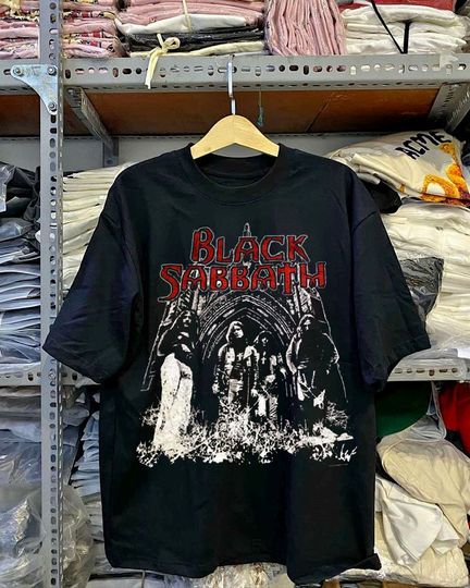 Discover 1975 Tour Black Sabbath European Vintage T-SHIRT