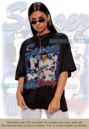 Discover Vintage Corey Seager Shirt, Baseball Shirt