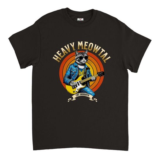Discover Cat Heavy Meowtal Cat Sabbath Heavyweight Unisex