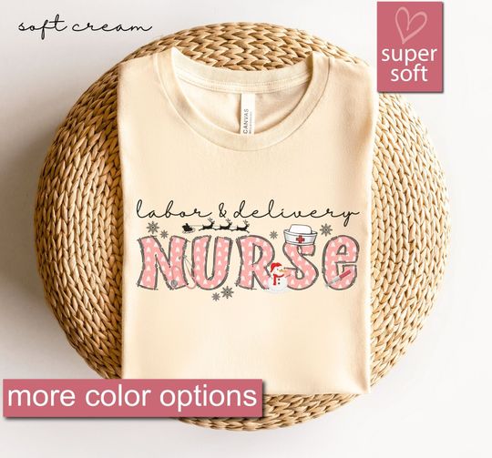 Discover Labor And Delivery Nurse Christmas Shirt, Nurse Christmas Shirt
