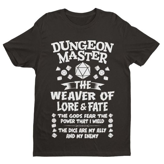 Discover Funny DUNGEON MASTER RPG Gamer T Shirt Dragons Dungeons Role Play Gift Idea Geek