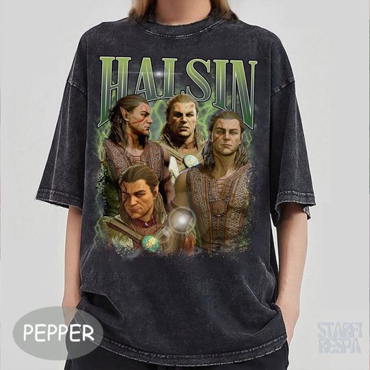 Discover Limited Halsin Baldurs Gate 3 Vintage T-Shirt, Baldurs Gate 3 Fan Gift
