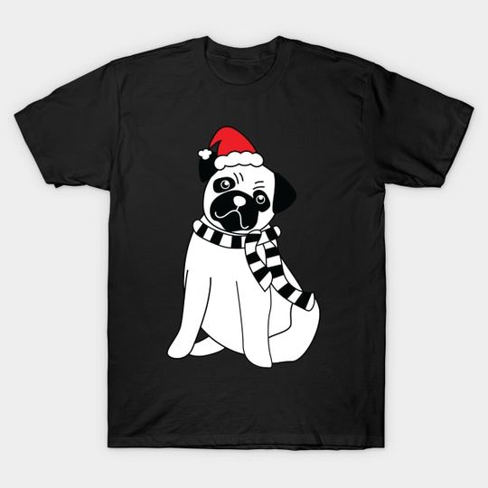 Discover Christmas Pug - Christmas Dog - T-Shirt