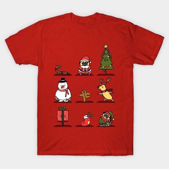 Discover Christmas Yoga - Yoga - T-Shirt