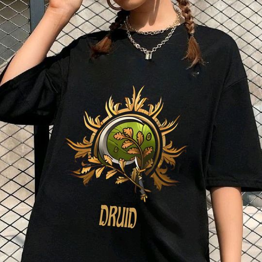 Discover Druid Baldur's Gate 3 Shirt, Baldur's Gate Tshirt, Dungeon Master Shirt, Video Game Shirt