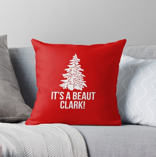 Discover It's A Beaut Clark! Throw Pillow