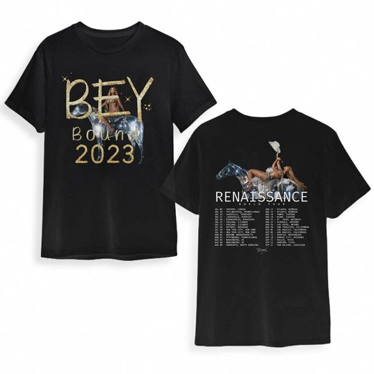 Discover Beyonce Renaissance Tour Double Sided T-Shirt