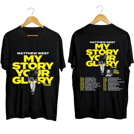 Discover Matthew West My Story Your Glory Tour 2023 Shirt, 2023 Tour Shirt