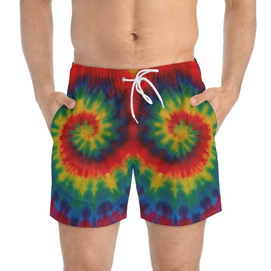 Discover Tie Dye Swim Trunks