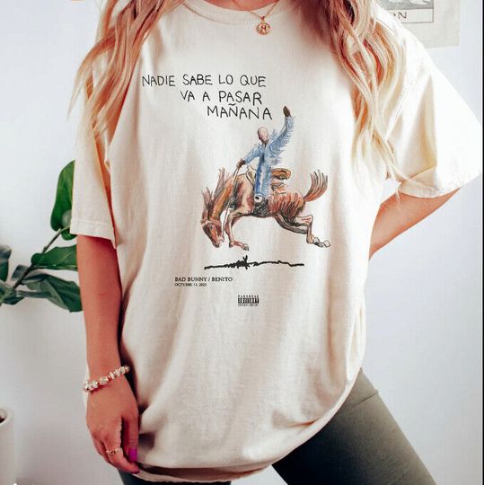 Discover Bad Bunny nobody knows what will happen to her album 2023 t shirt