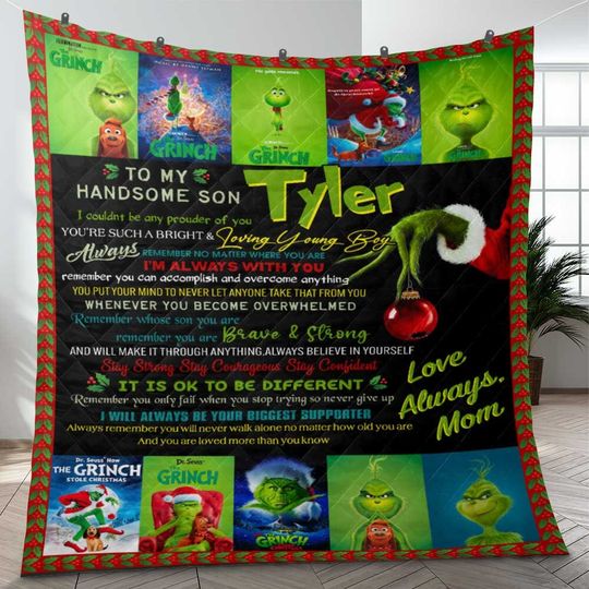 Discover Merry Christmas The funny character Fleece Blanket